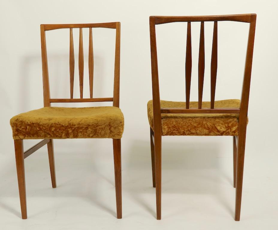 Set of Four Mid Century Dining Chairs by Gimson Slater For Sale 5