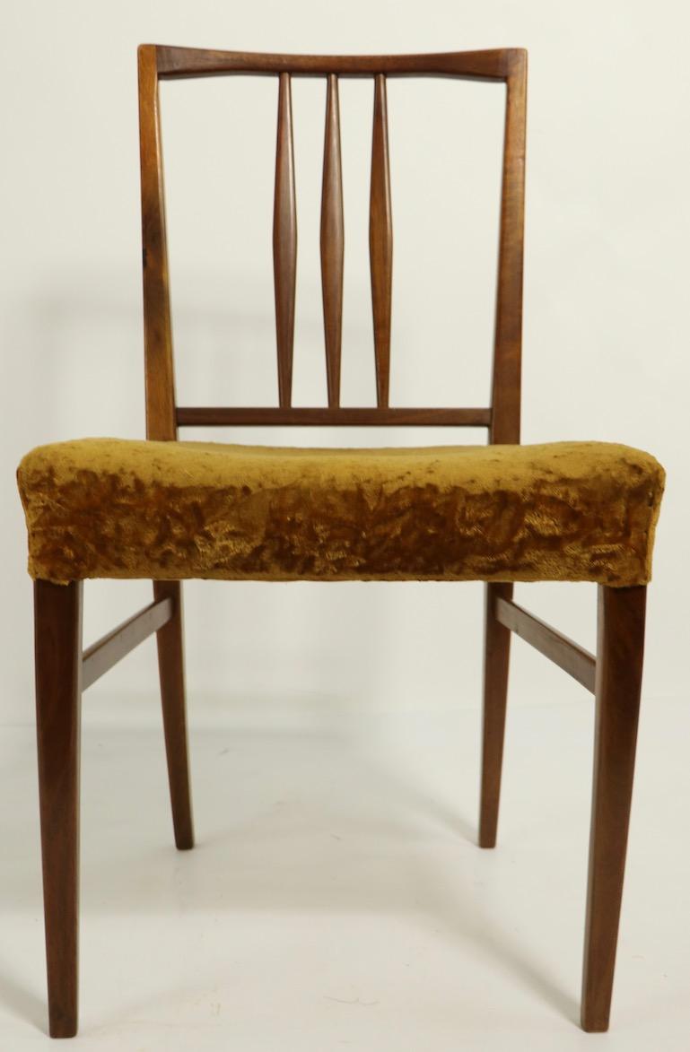 Set of Four Mid Century Dining Chairs by Gimson Slater For Sale 6