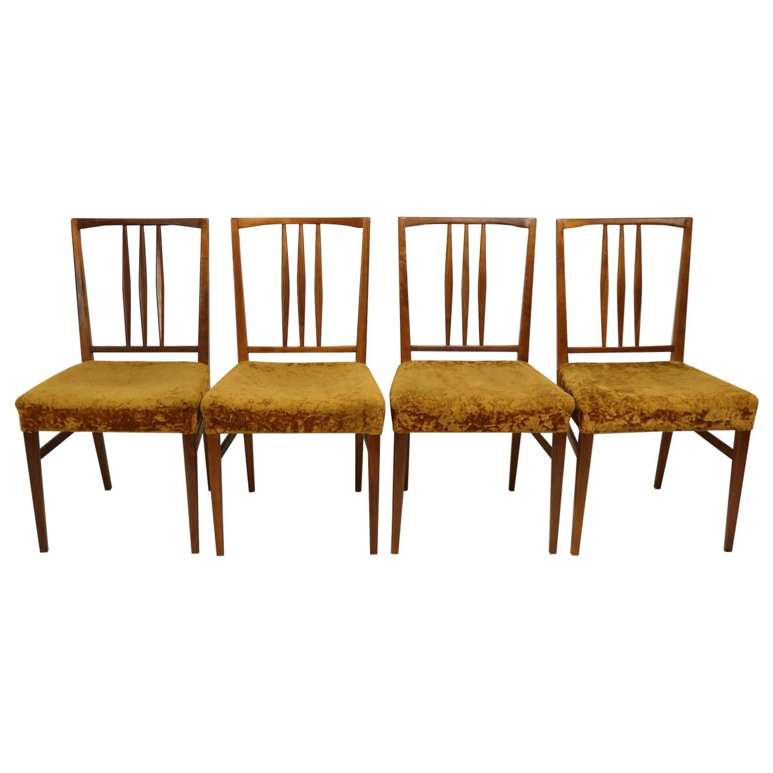Set of Four Mid Century Dining Chairs by Gimson Slater