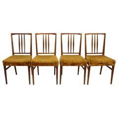 Ensemble de quatre chaises de salle à manger du milieu du siècle par Gimson Slater