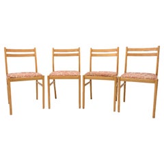 Set of Four Mid Century Dining Chairs, Czechoslovakia, 1960's