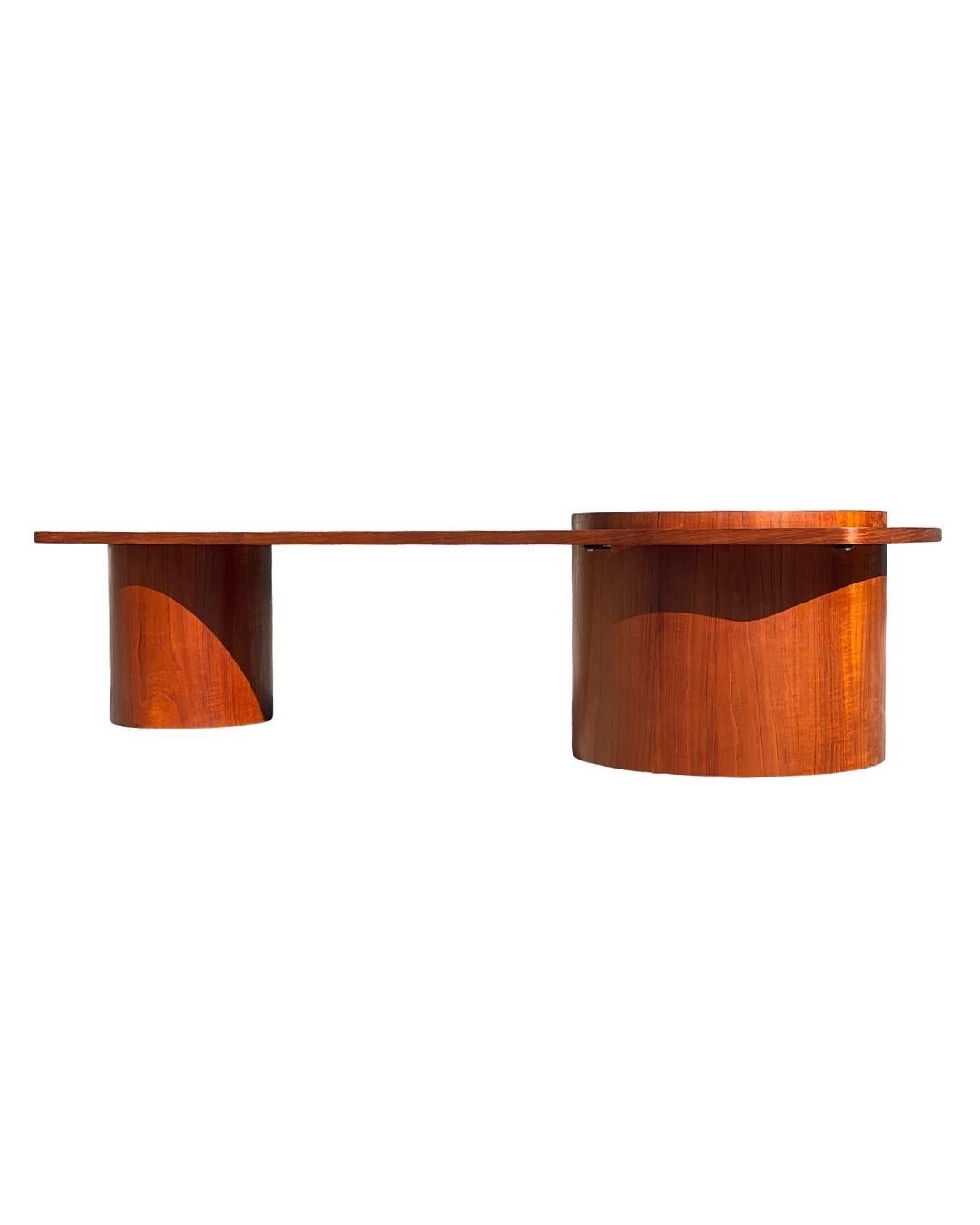 Set of Four Mid Century Floating Tables by RS Associates in Teak for Expo 67 1