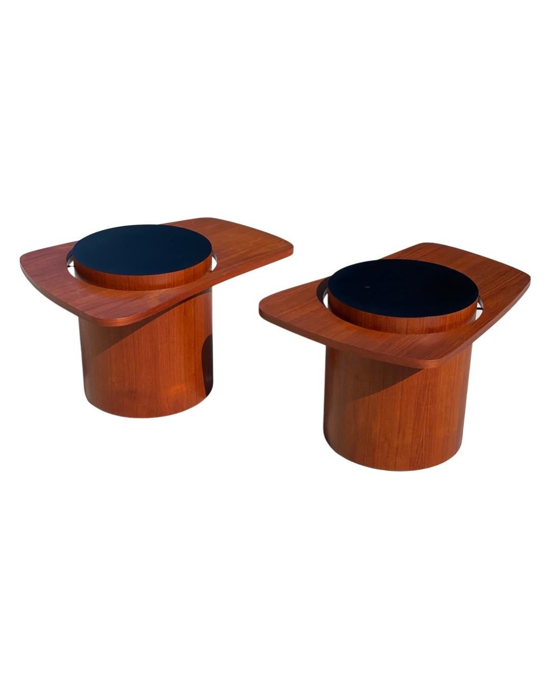 Mid-Century Modern Set of Four Mid Century Floating Tables by RS Associates in Teak for Expo 67