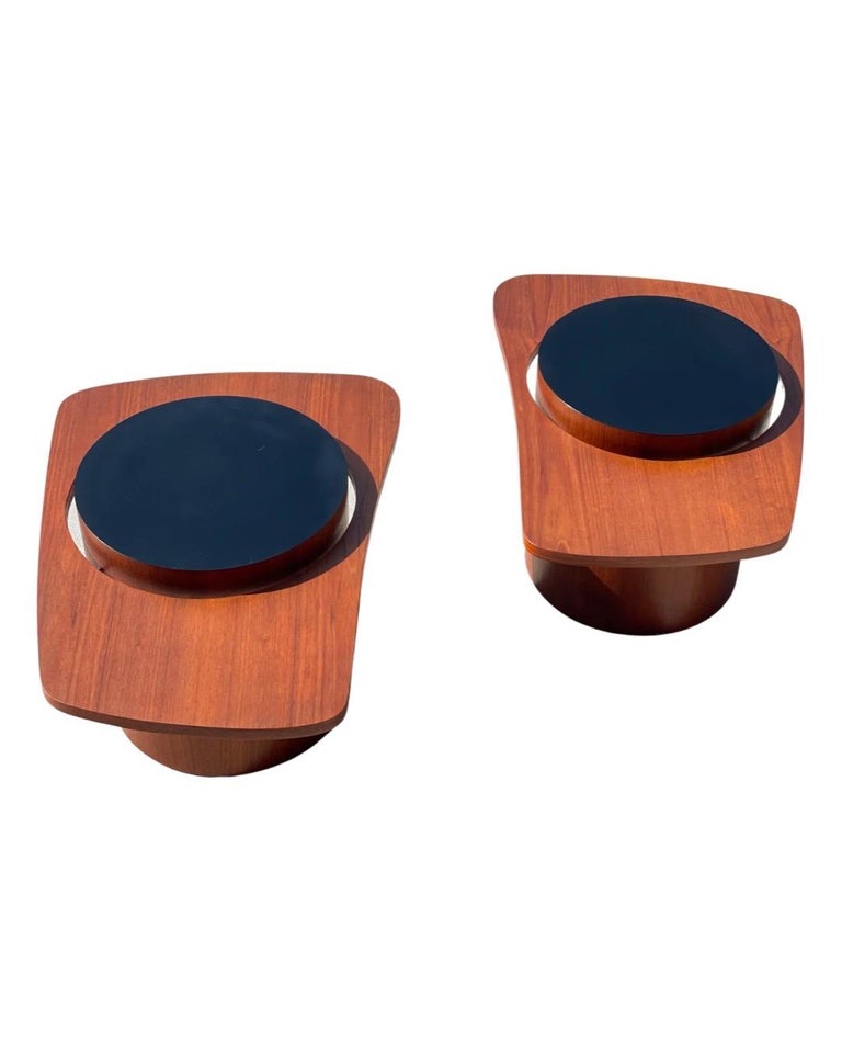 Set of Four Mid Century Floating Tables by RS Associates in Teak for Expo 67 1