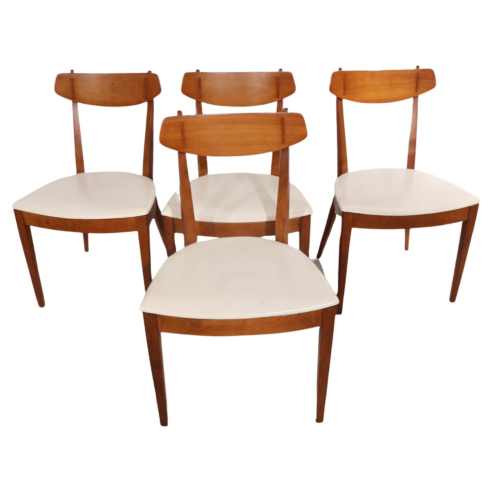 Set of Four Mid Century  Kipp Stewart  Drexel Sun Coast Dining Chairs