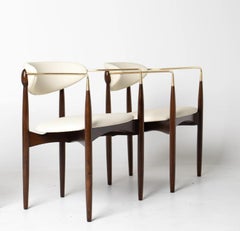 Set of Four Mid-Century Modern Arm Chairs by Dan Johnson, 1950