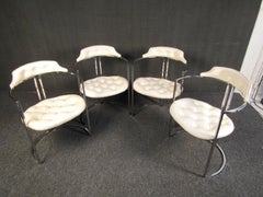 Set of Four Mid-Century Modern Chairs in the Style of Milo Baughman