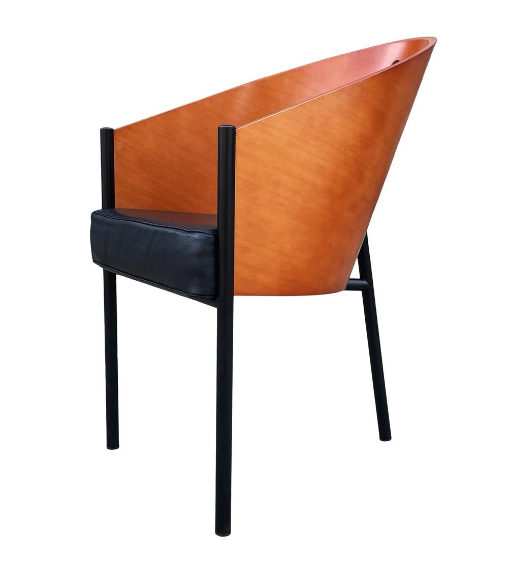 Set of Four Mid-Century Modern Dining Chairs by Philippe Starck for Driade For Sale 3