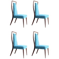 Set of Four Mid-Century Modern Dining Chairs