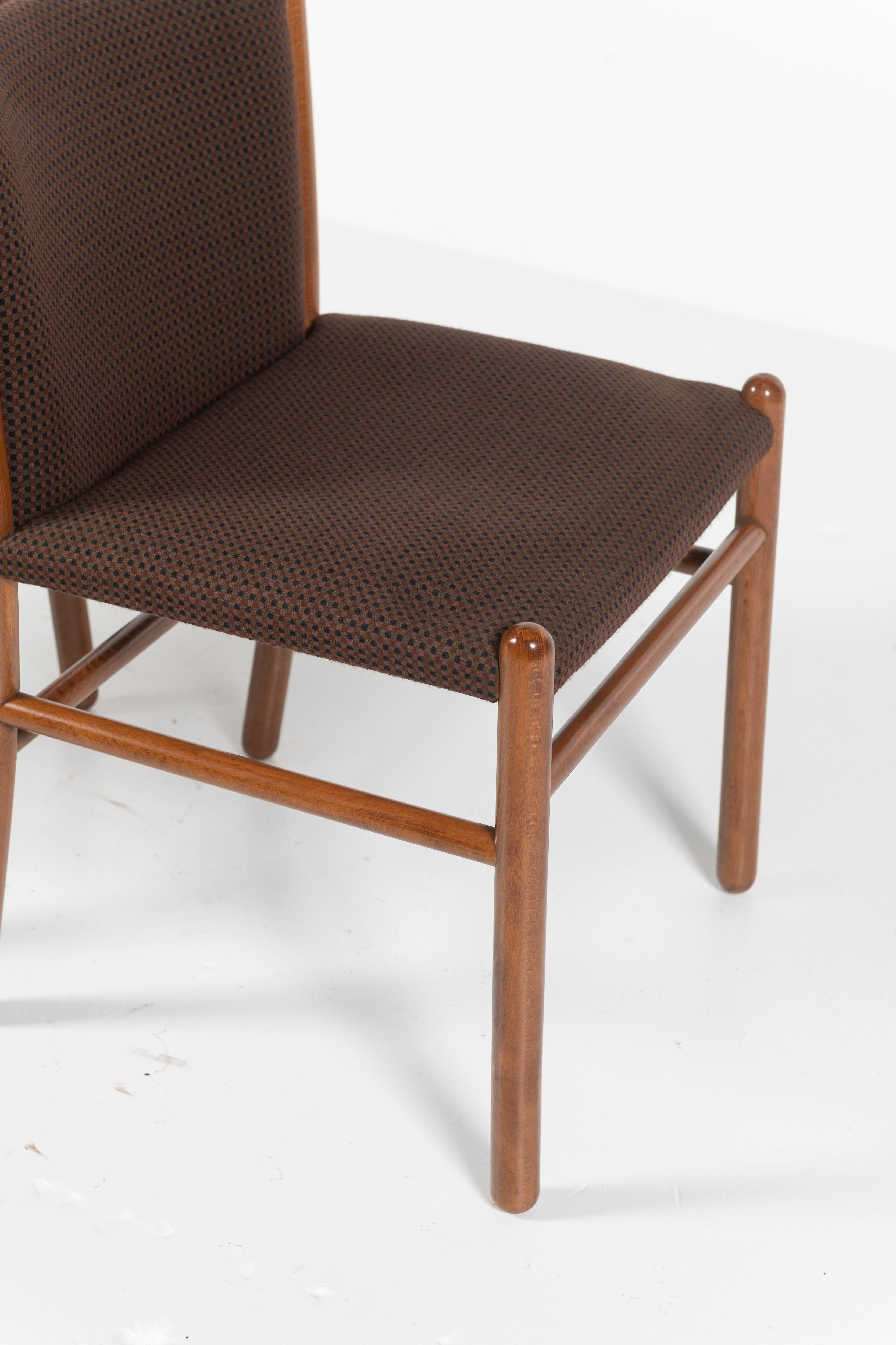 Set of Four Mid-Century Modern Dining Chairs, Gianfranco Frattini, Italy, 1960s For Sale 5