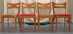Set of Four Mid-Century Modern Heywood-Wakefield Cat's Eye Dining Chairs