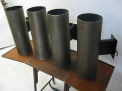 Set of Four Mid-Century Modern Large Outdoor Sconces by Lightolier