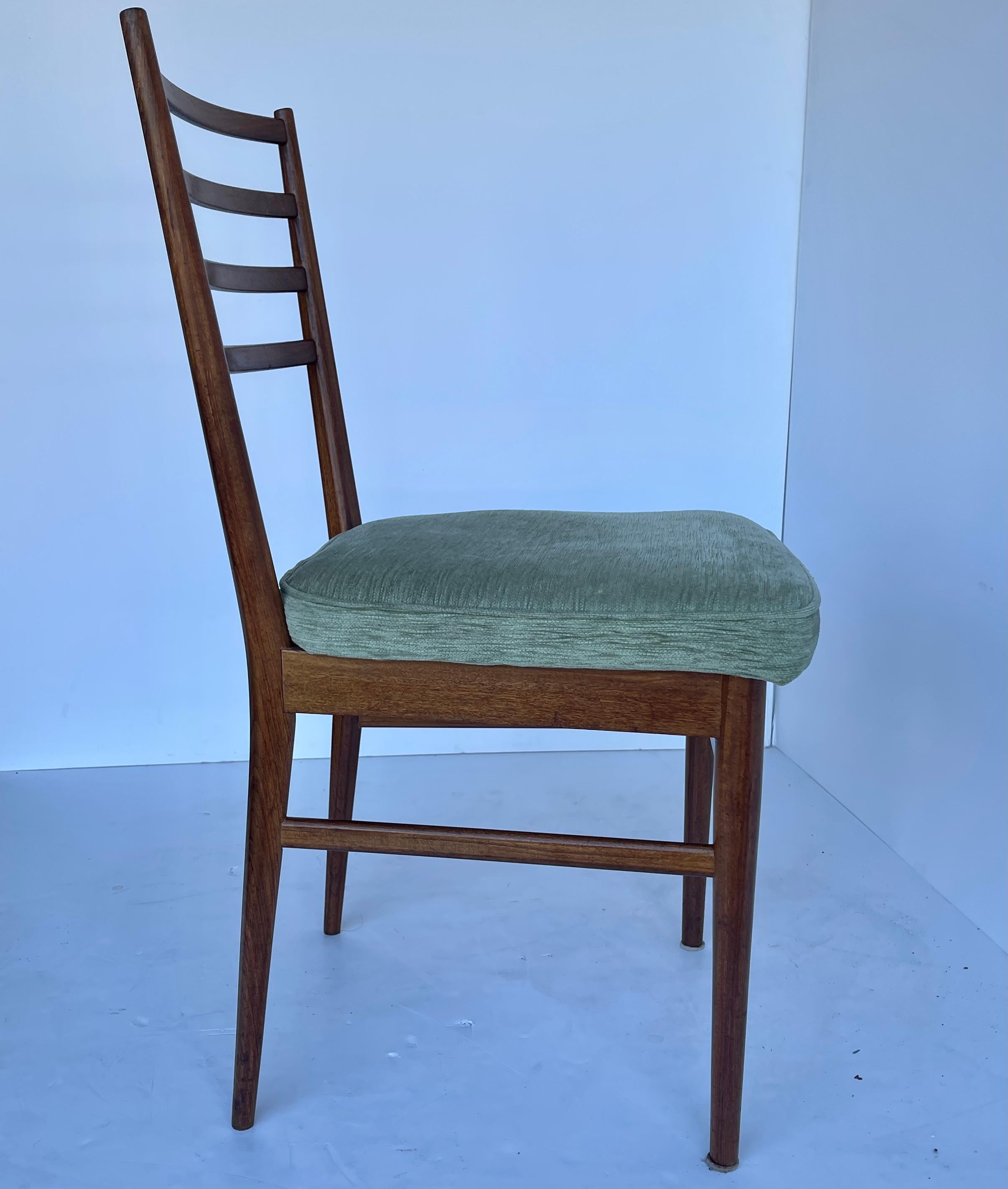 Set of Four Mid-Century Modern Meredew Teak Dining Chairs 8