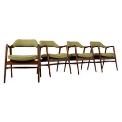 Set of Four Mid-Century Modern Dining Chairs