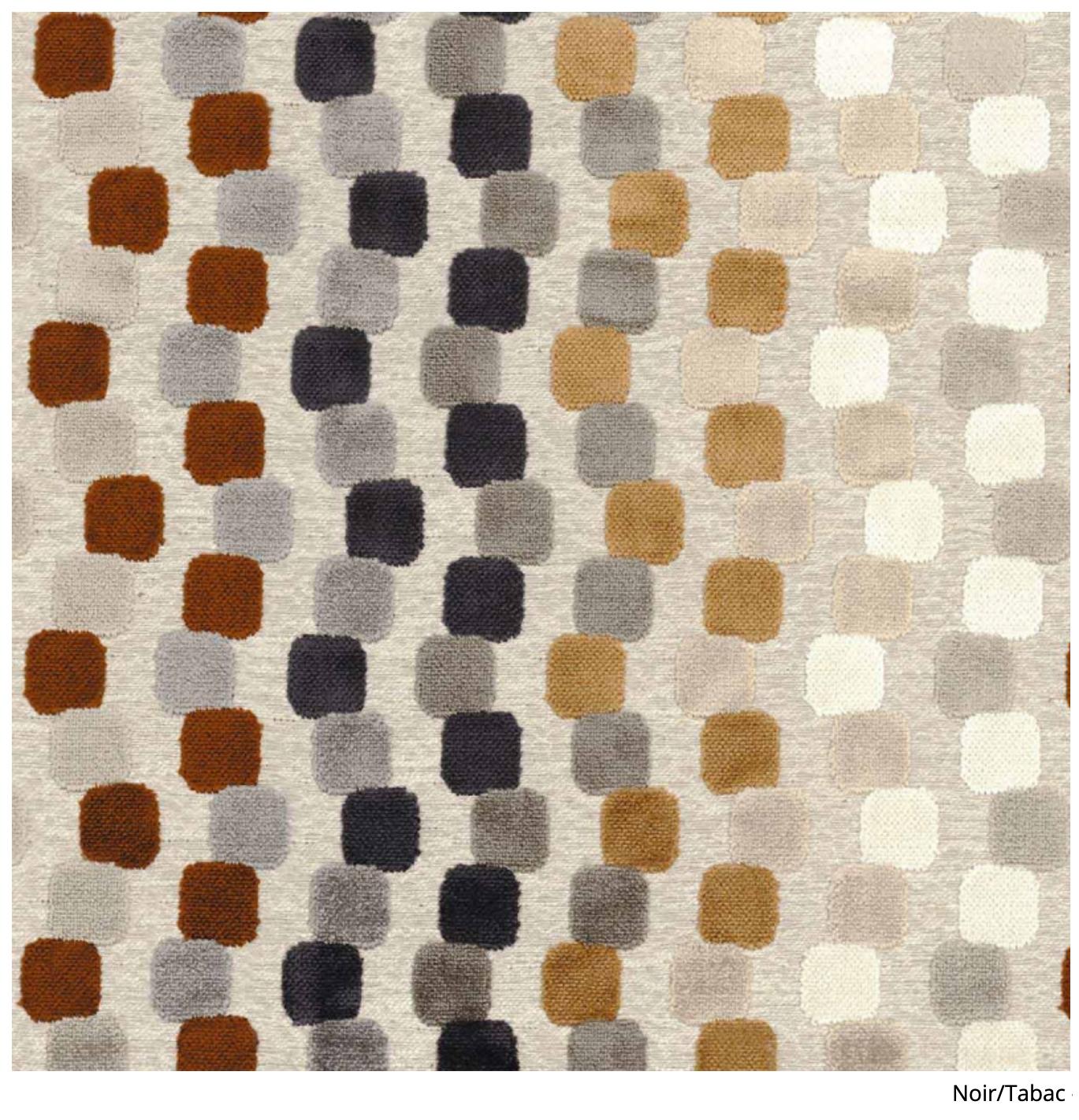 Conjunto de cuatro sillas de terciopelo multicolor de mediados de siglo de M. Puchala, Europa, años 60 en venta 6
