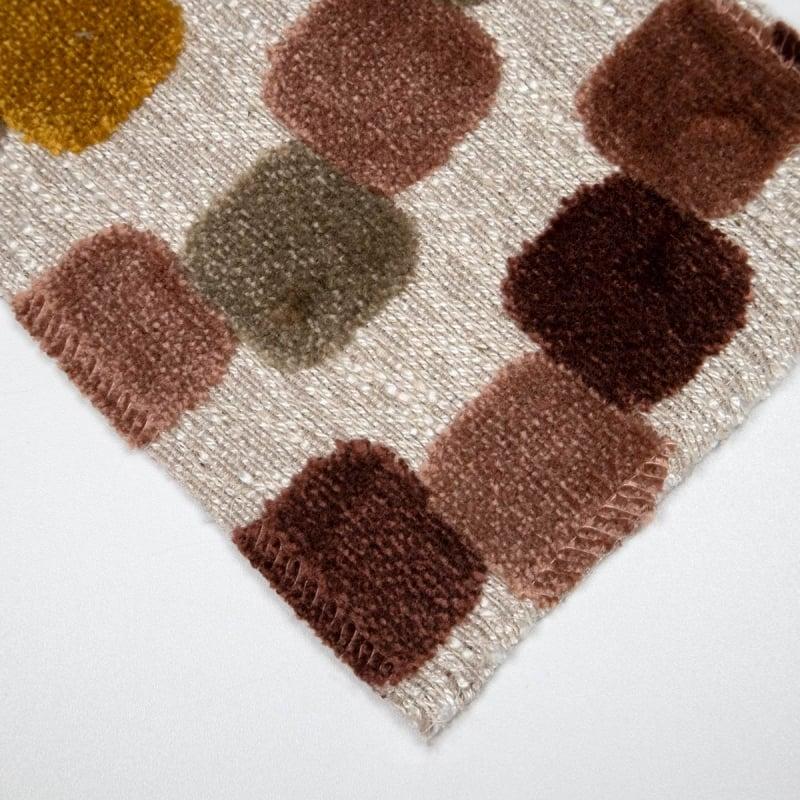 Conjunto de cuatro sillas de terciopelo multicolor de mediados de siglo de M. Puchala, Europa, años 60 en venta 8