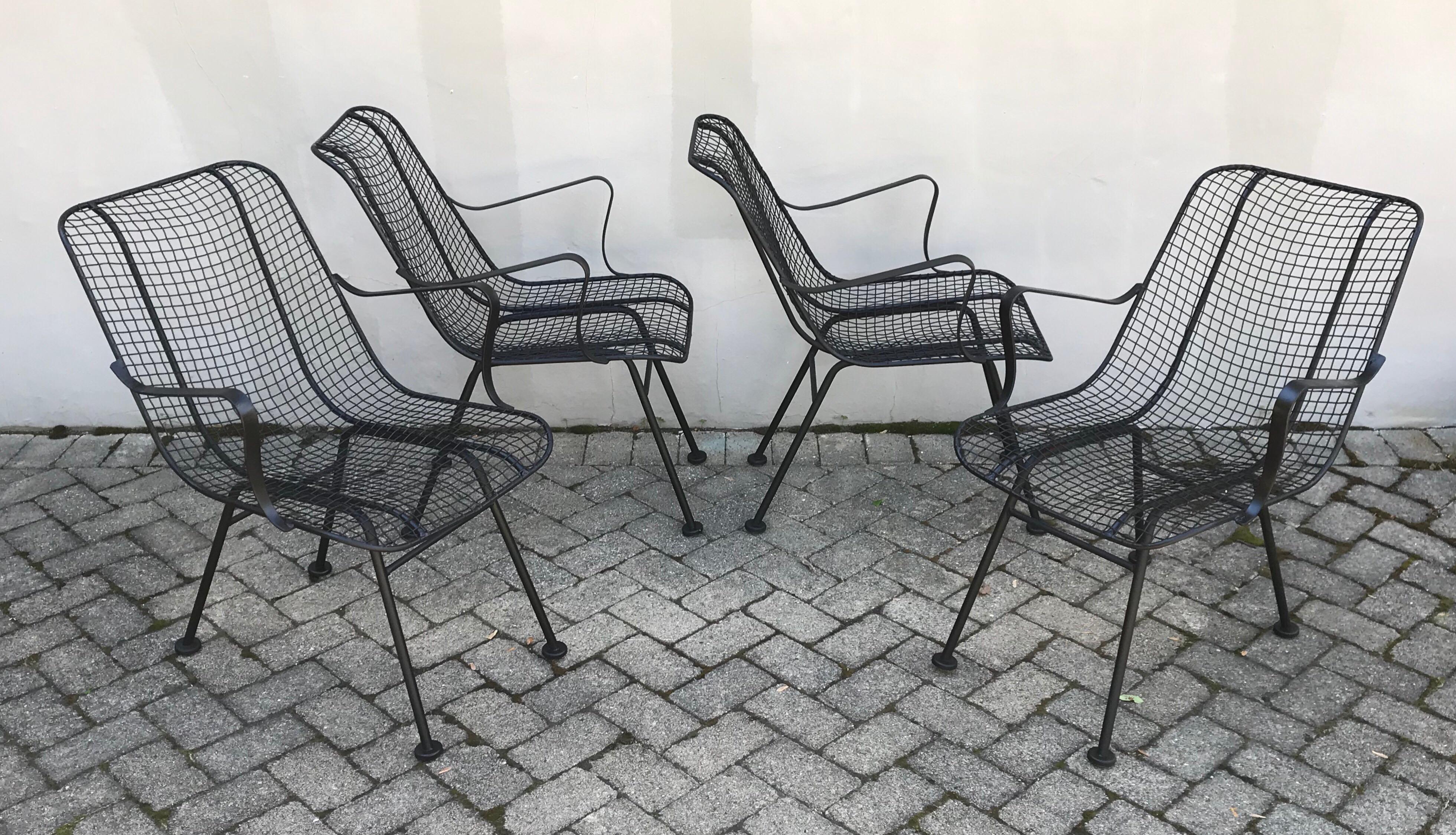 wrought iron pool lounge chairs