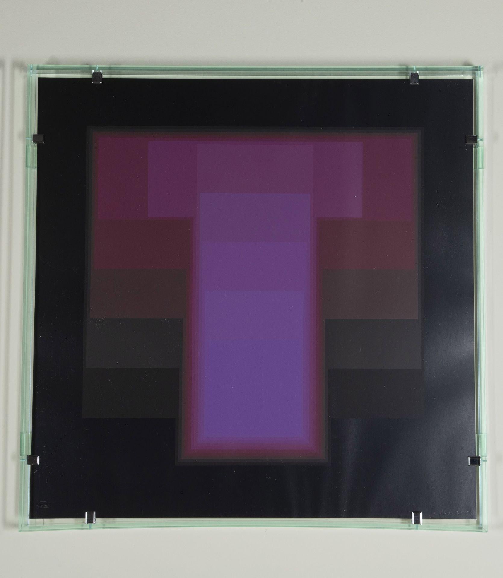 Set of Four Mid-Century Swiss Screenprints 'Colorsounds' by Karl Gertsner (Moderne der Mitte des Jahrhunderts) im Angebot