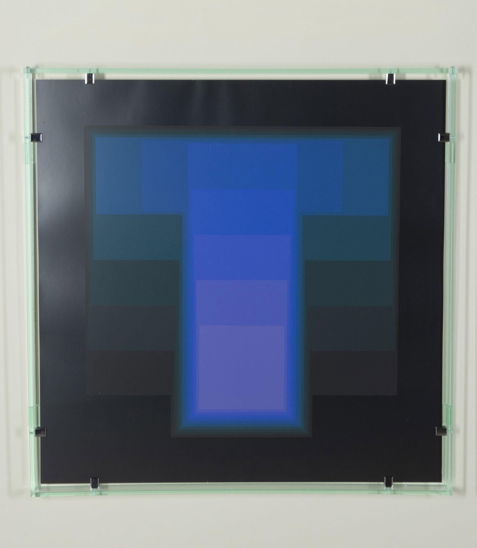 Set of Four Mid-Century Swiss Screenprints 'Colorsounds' by Karl Gertsner (Schweizerisch) im Angebot