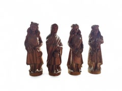 Set of Four Mid-Century Tuscan Terracotta Statues Representing the Four Seasons