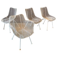 Set of Four Midcentury 1950s Sculptura Dining Chairs by Russell Woodard