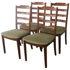 Set of Four Midcentury 1970s G Plan Dining Chairs