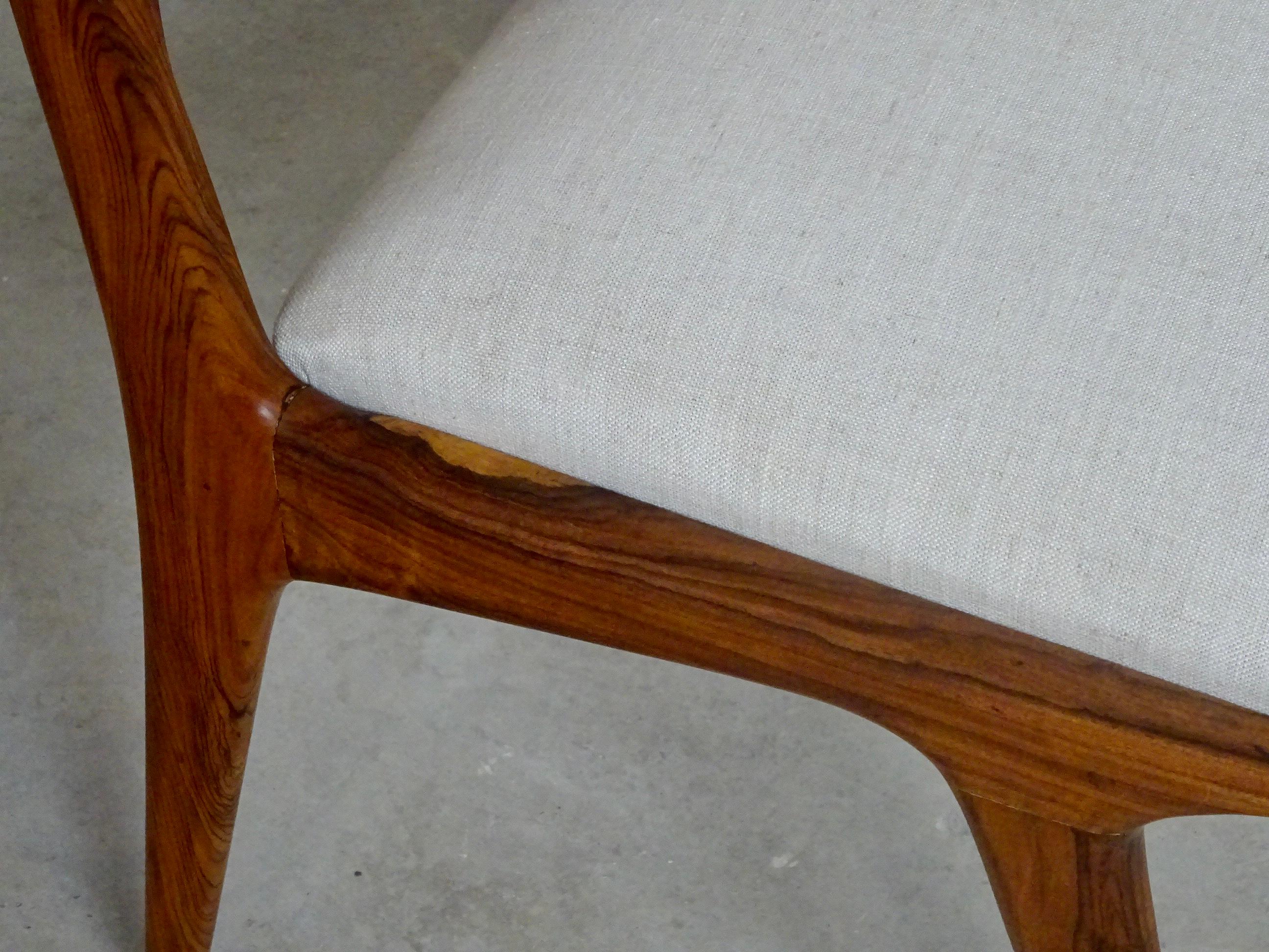 Set of Four Mid-Century Chairs, Brazil Modern In Excellent Condition For Sale In Barcelona, ES