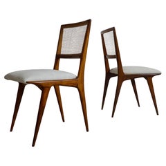 Used Set of Four Mid-Century Chairs, Brazil Modern