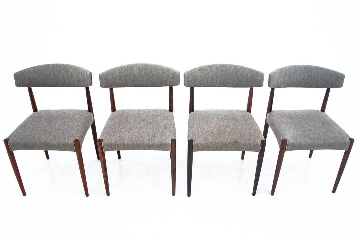 Set of Four Midcentury Chairs, Denmark, 1960s 2