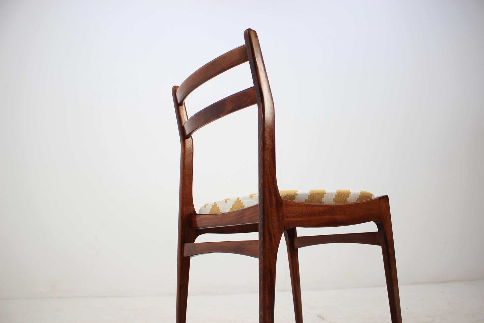 Set of Four Midcentury Dining Chairs, Denmark, 1960s For Sale 1