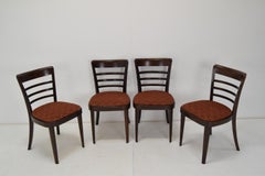 Set of Four Midcentury Dining Chairs Ton, 1950s
