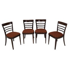 Set of Four Midcentury Dining Chairs Ton, 1950s