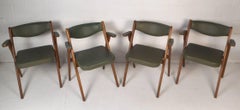 Set of Four Midcentury Folding Coronet Chairs by Norquist Products