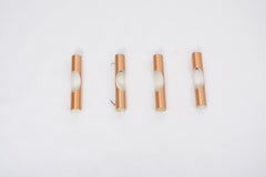 Set of four Midcentury Fuga metal wall lights by Maija Liisa Komulainen for Raak