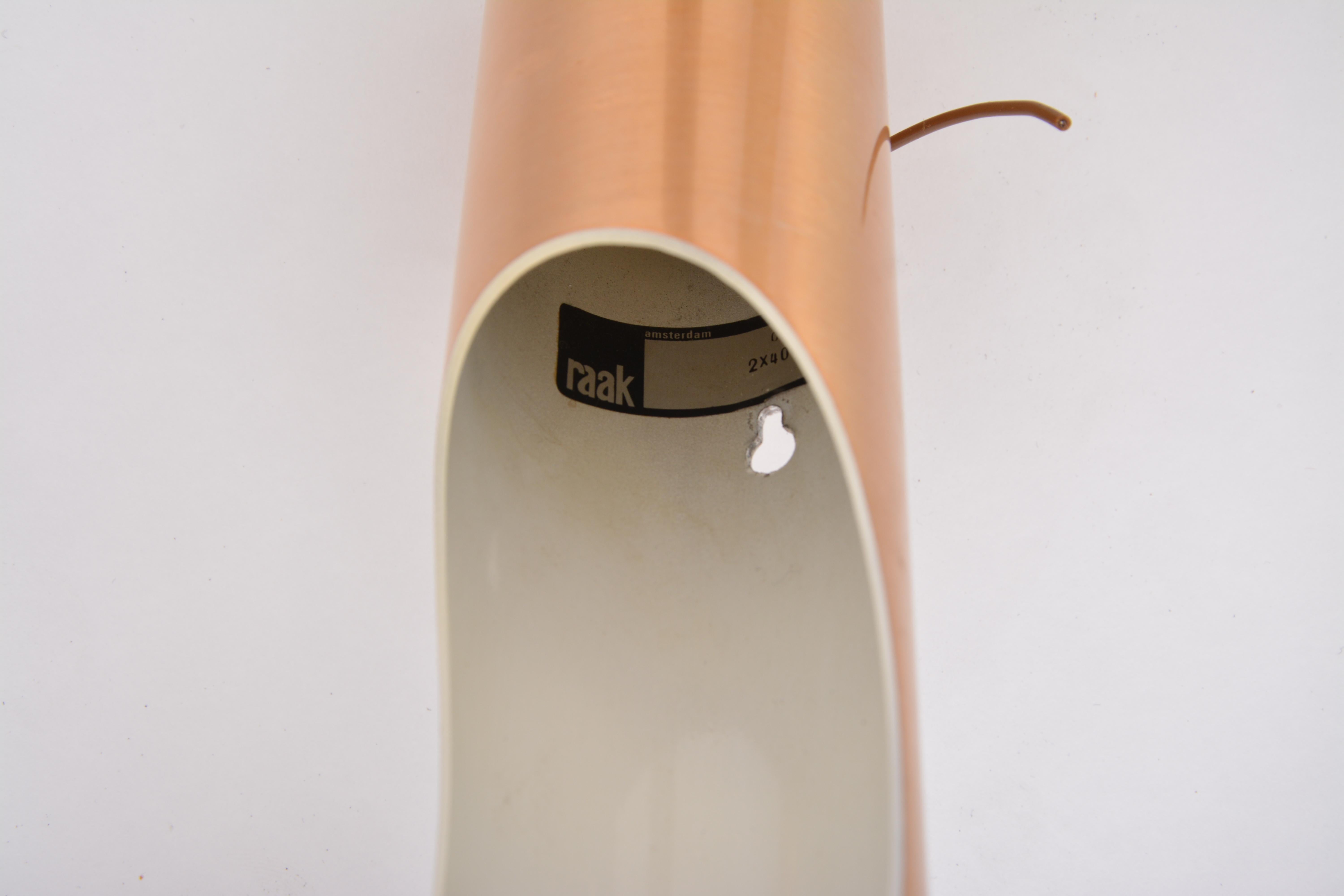 Metal Set of four Midcentury Fuga metal wall lights by Maija Liisa Komulainen for Raak For Sale
