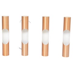 Set of four Midcentury Fuga metal wall lights by Maija Liisa Komulainen for Raak