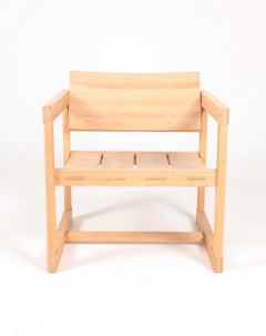 Ensemble de quatre chaises longues du milieu du siècle en pin massif par Edvin Helseth, années 1960