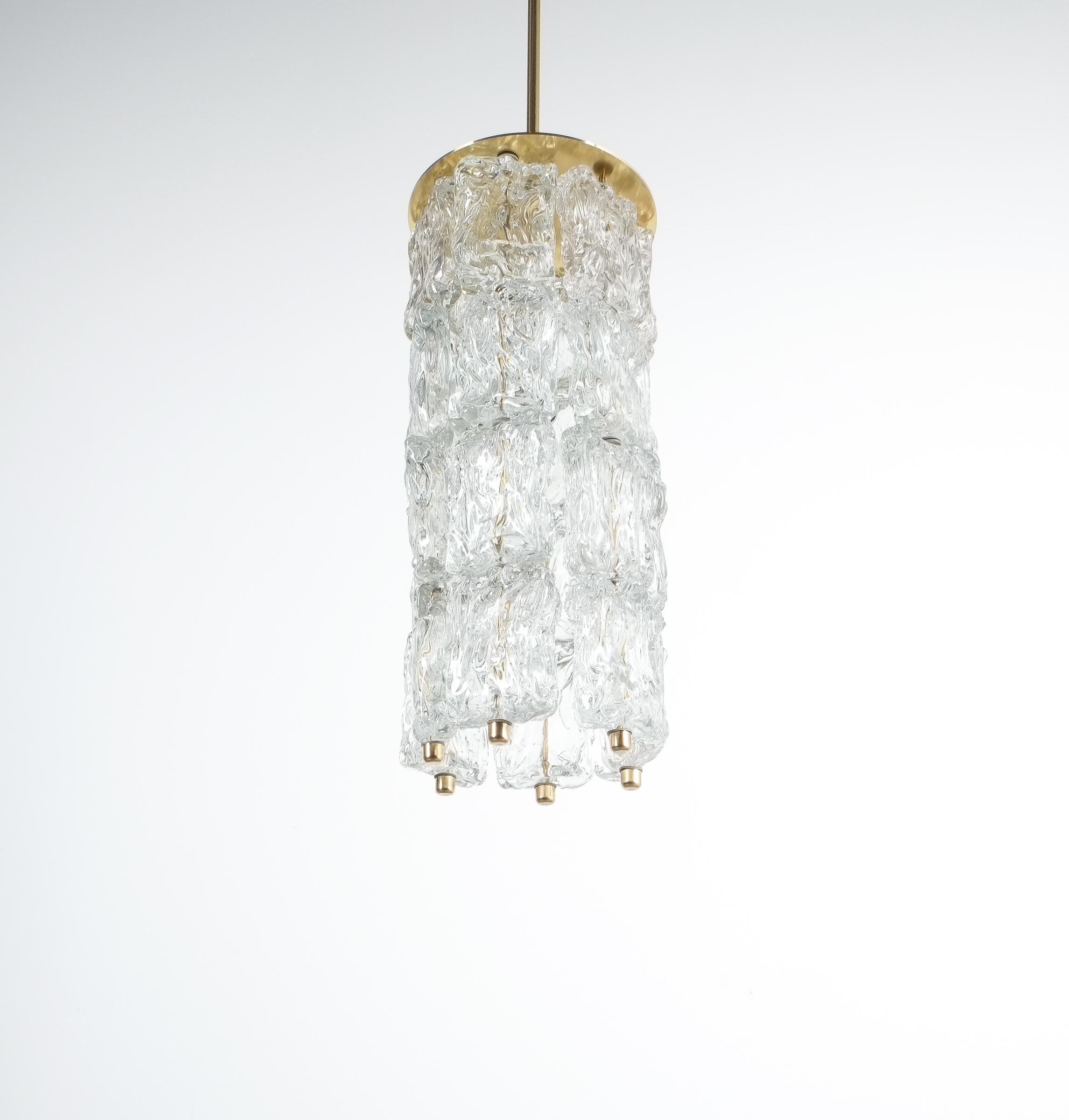 Mid-Century Modern Midcentury Murano Glass Pendant Lamps by Barovier Toso, Italy