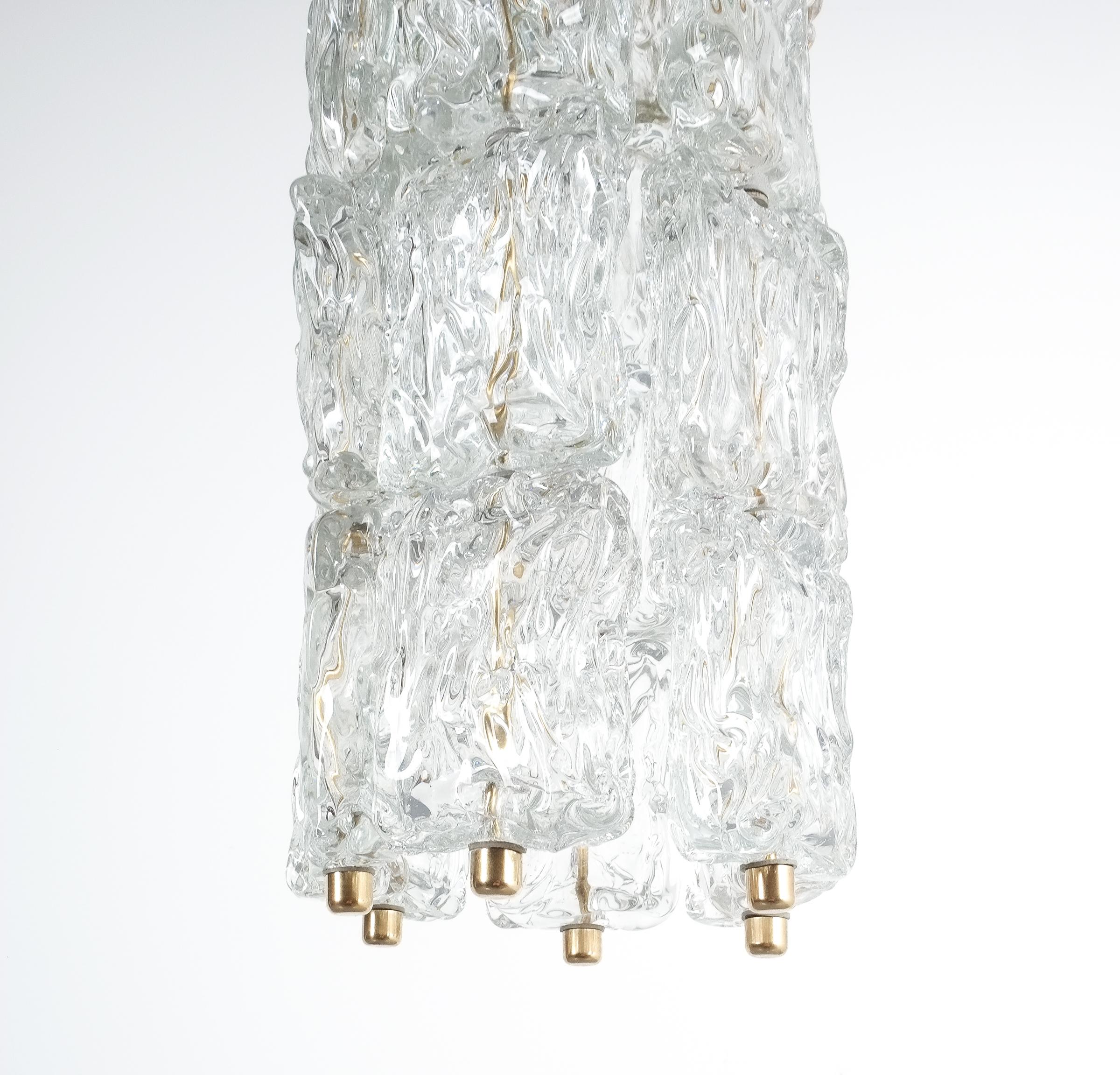 Midcentury Murano Glass Pendant Lamps by Barovier Toso, Italy 1