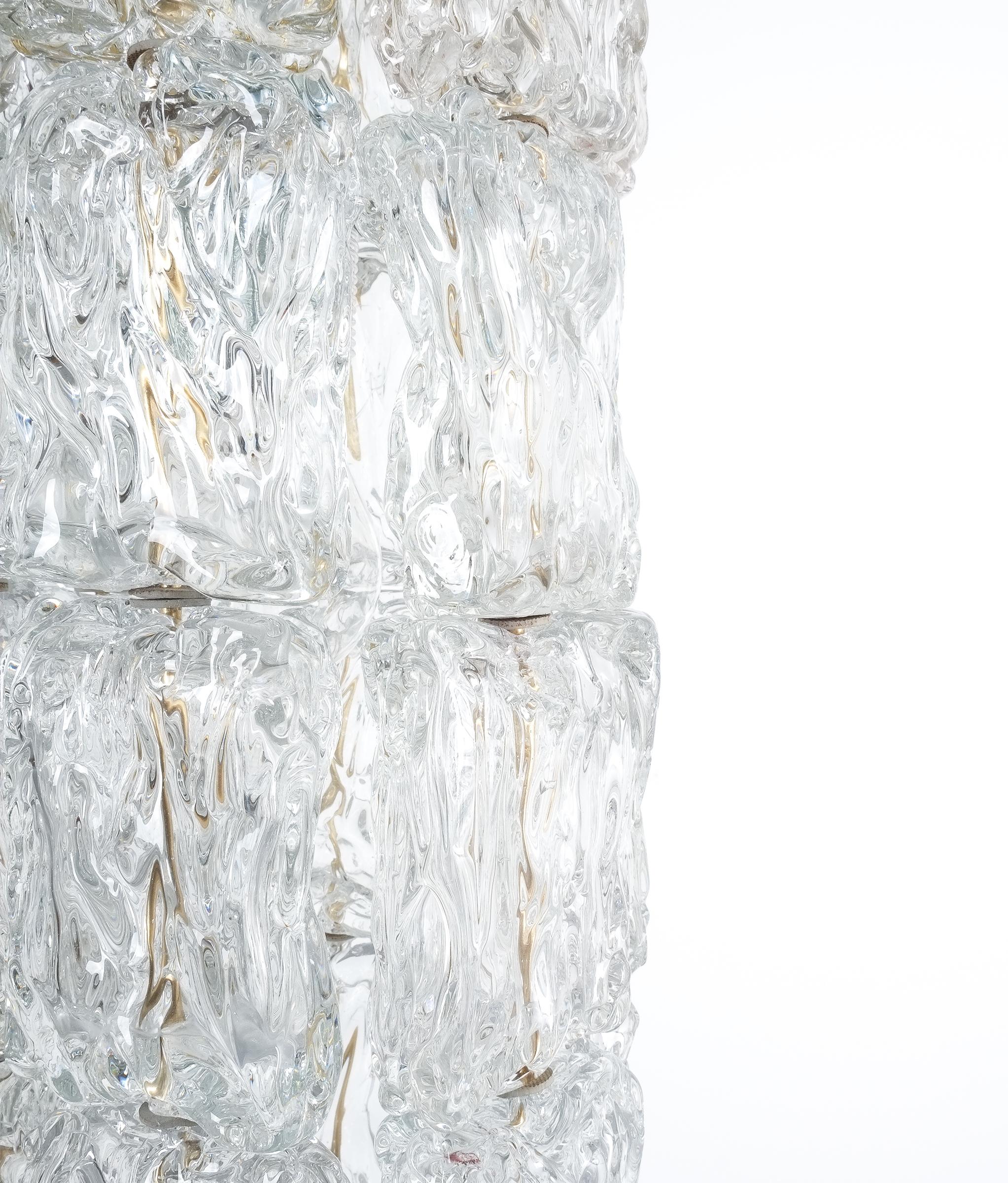 Midcentury Murano Glass Pendant Lamps by Barovier Toso, Italy 2