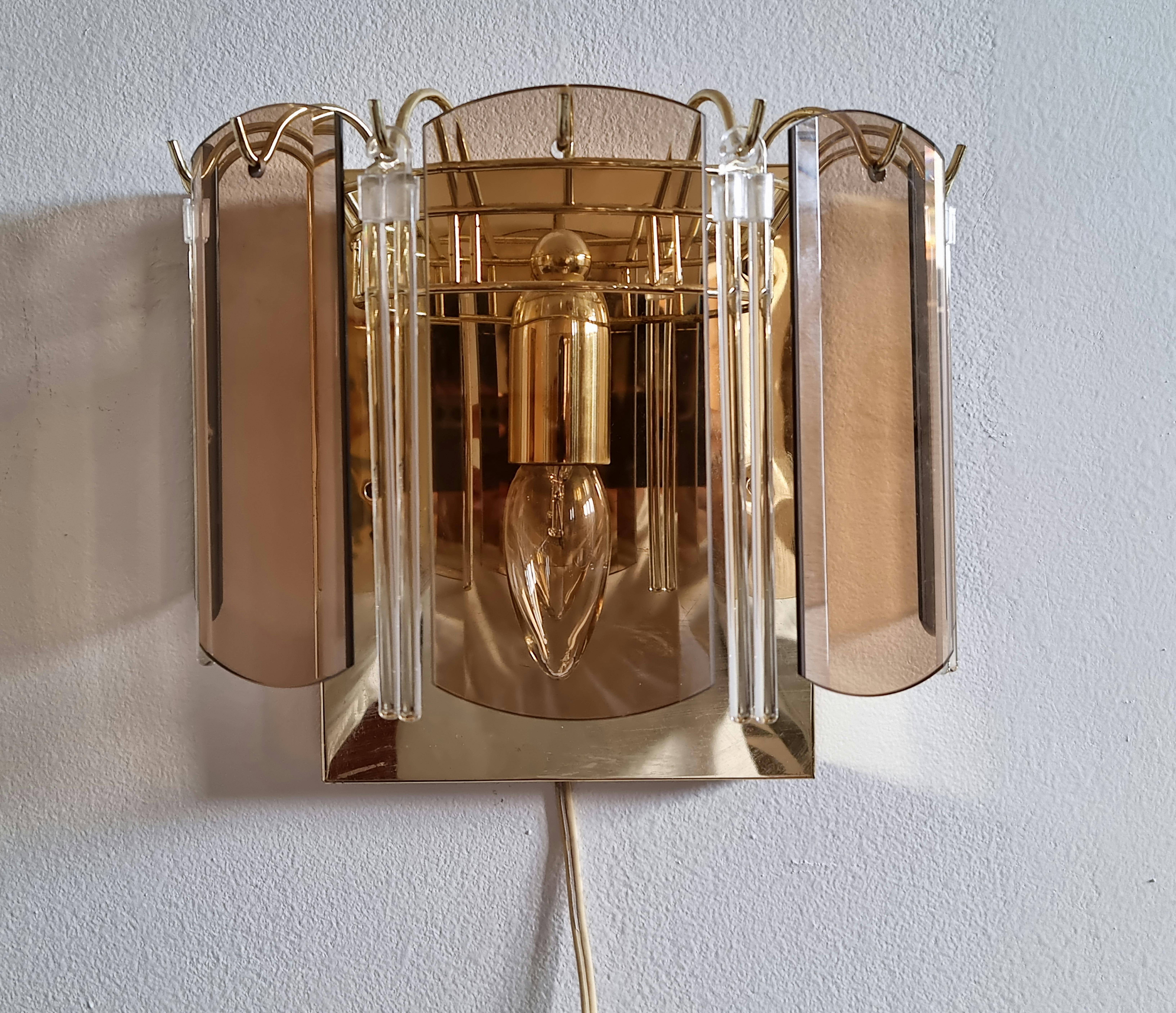 Late 20th Century Set of Four Mid-Century Wall Lamps Eglo, Austria, 1970s