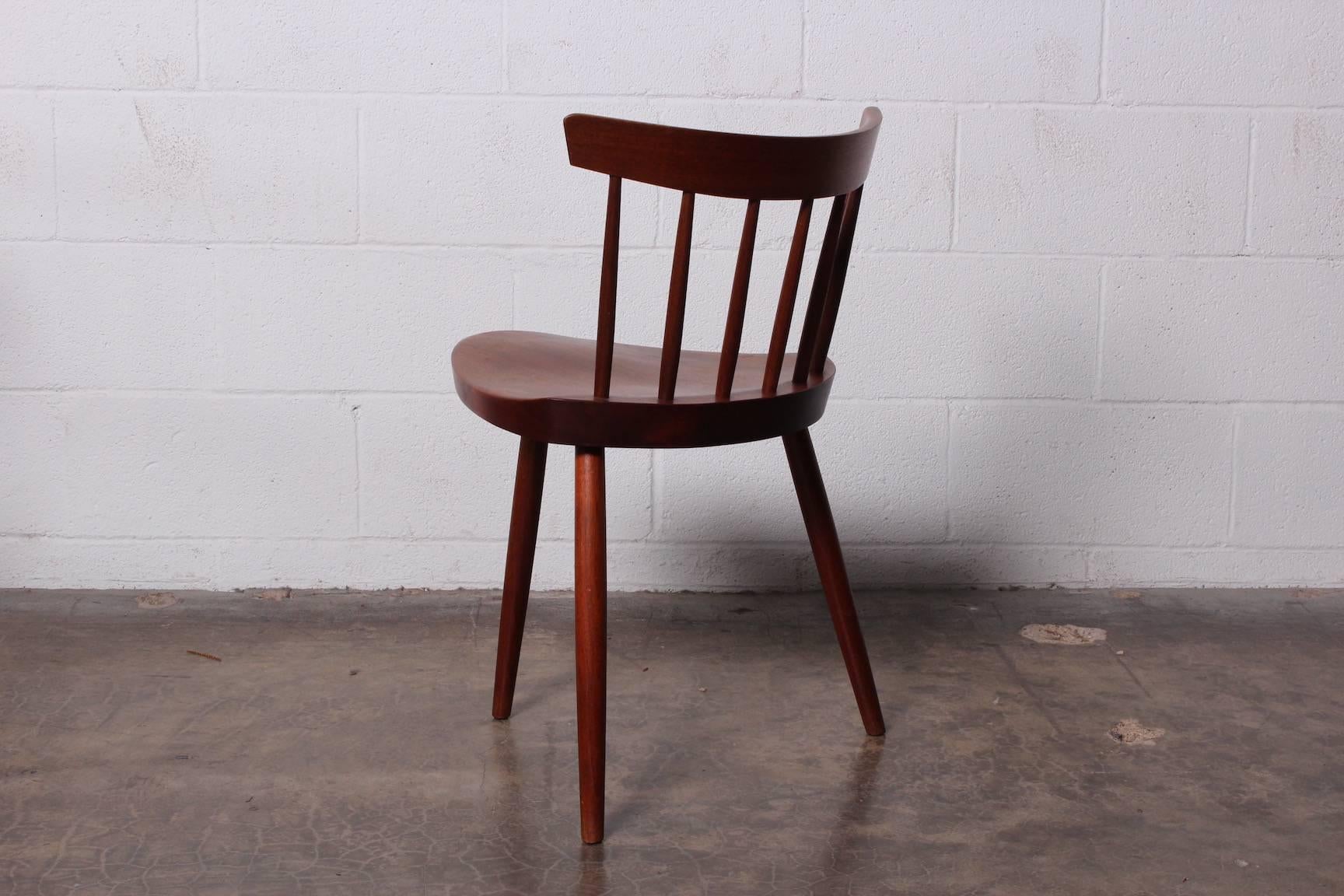 Set of Four Mira Chairs by George Nakashima, 1952 12