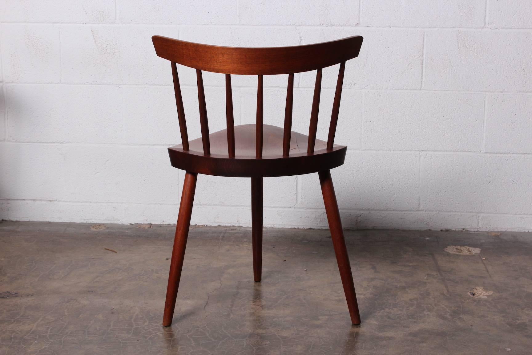 Set of Four Mira Chairs by George Nakashima, 1952 13