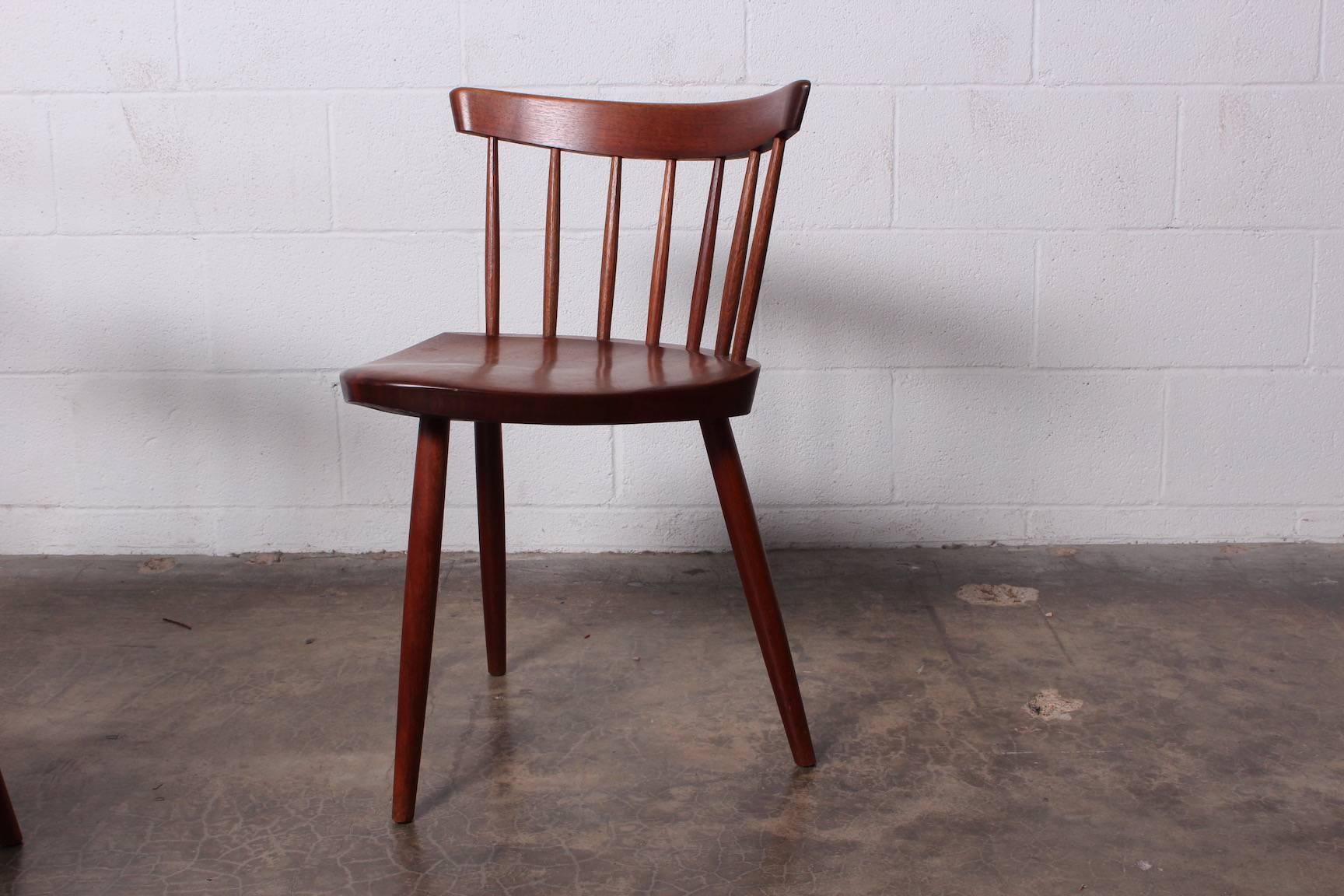 Set of Four Mira Chairs by George Nakashima, 1952 1