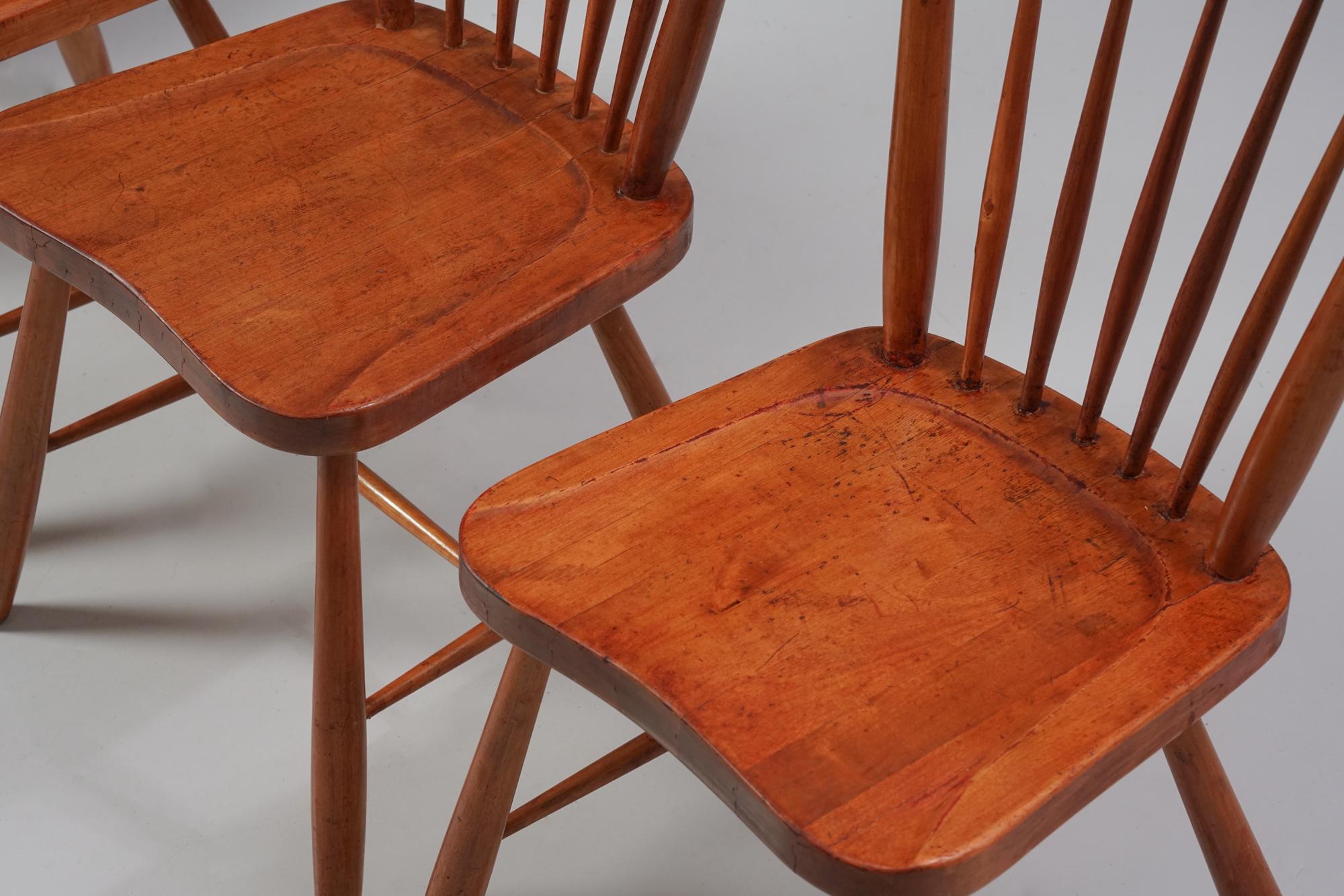 Ensemble de quatre chaises Model No 101, Runar Engblom, Sopenkorpi Oy, années 1940 Bon état - En vente à Helsinki, Uusimaa
