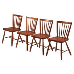 Ensemble de quatre chaises Model No 101, Runar Engblom, Sopenkorpi Oy, années 1940