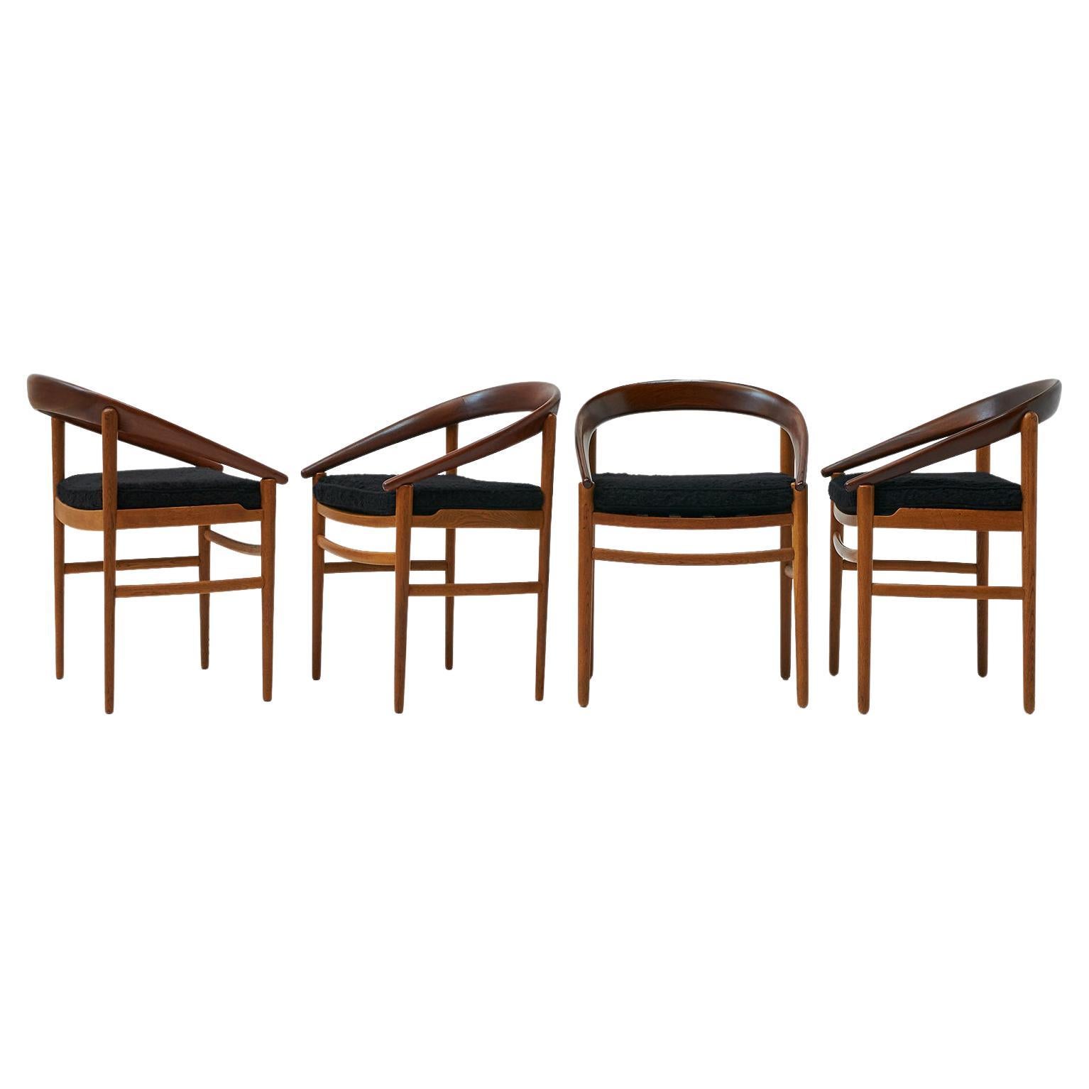Set of Four Model 123 Dining Chairs by Brockmann Petersen
