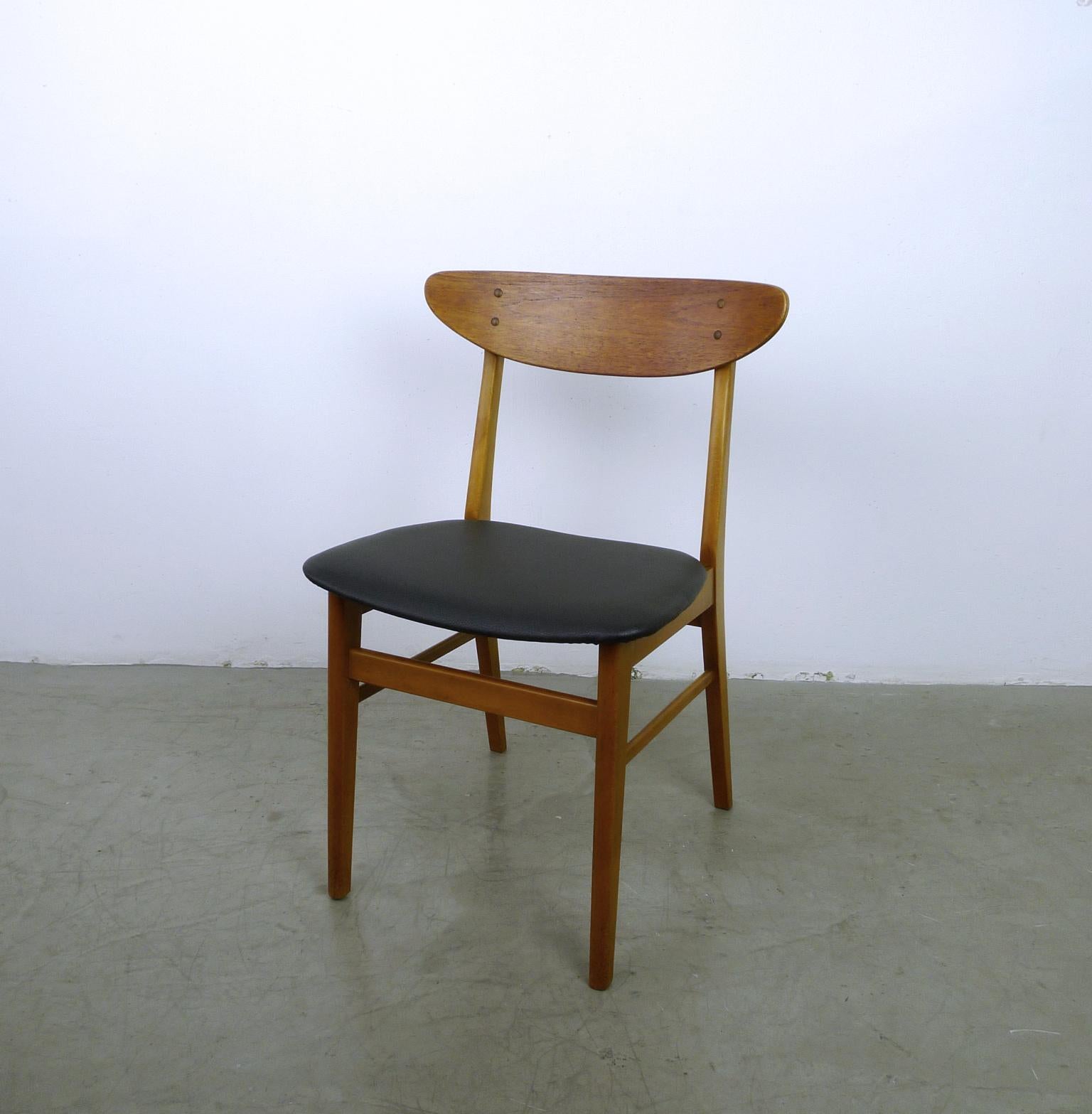 Danish Set of Four Model 210 Dining Chairs from Farstrup Møbler, Denmark, 1960s For Sale
