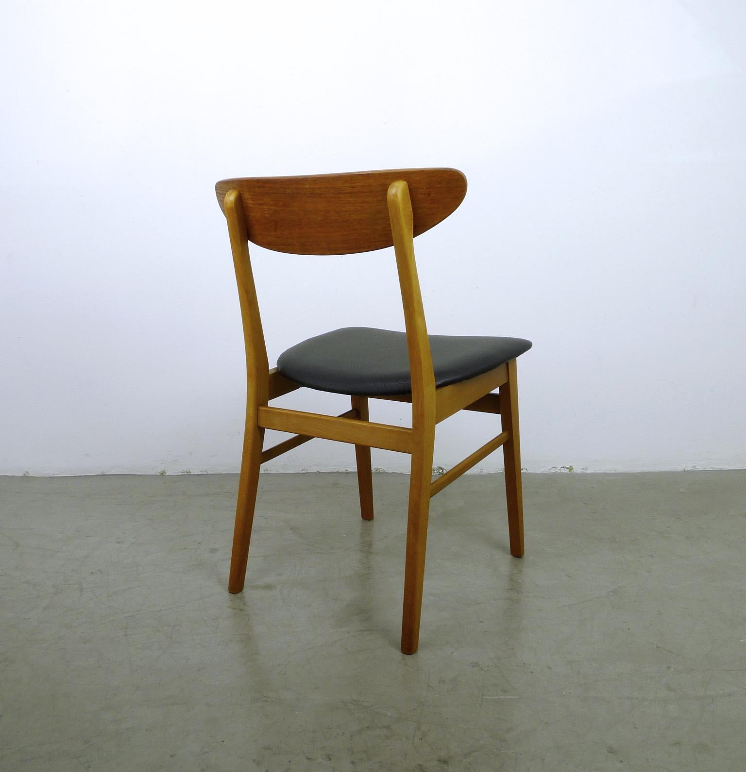 Set of Four Model 210 Dining Chairs from Farstrup M�øbler, Denmark, 1960s For Sale 1