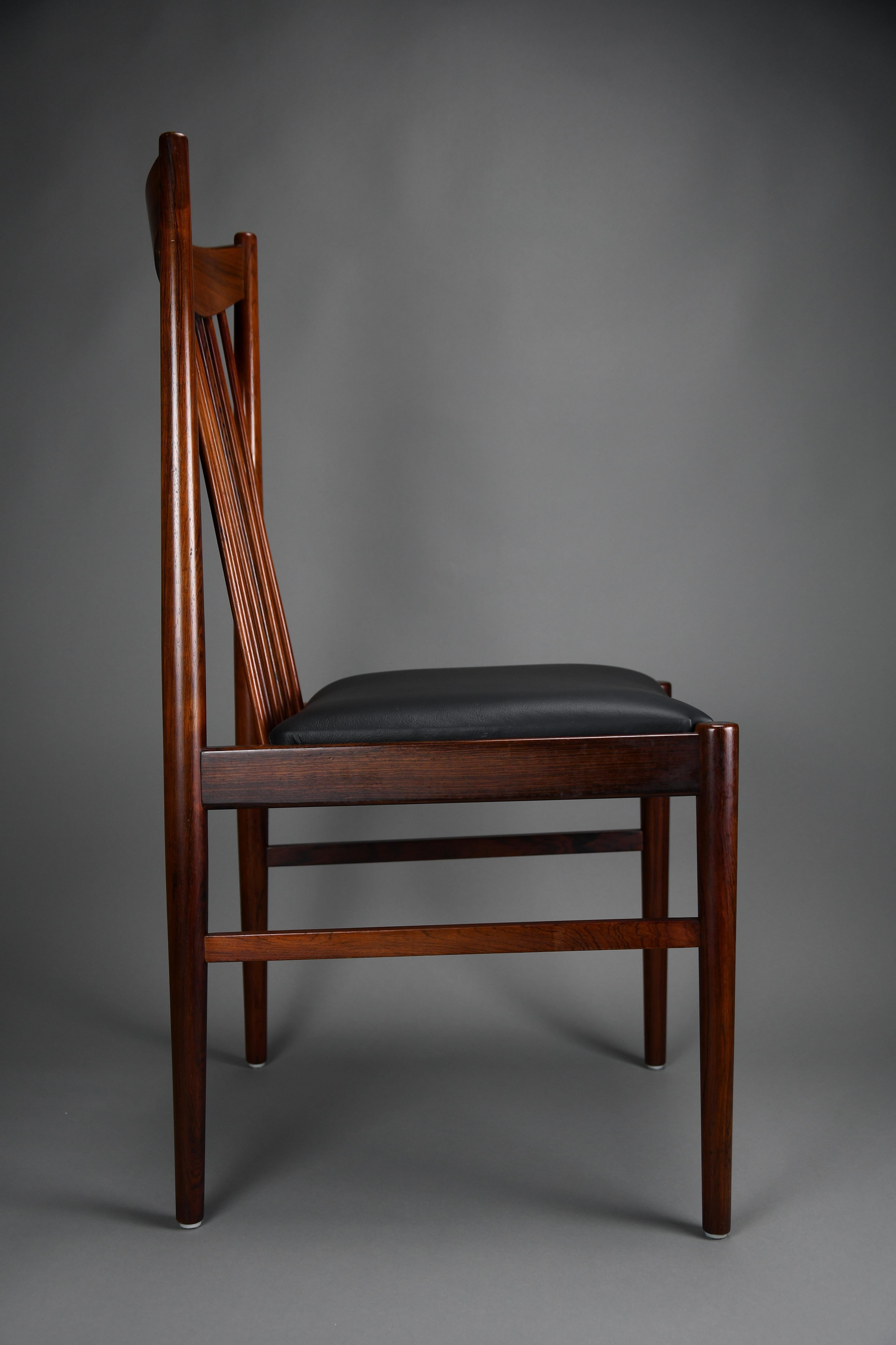Set of Four Model 422 Dining Chairs by Helge Sibast, Denmark, 1960s en Bueno estado para la venta en Weesp, NL